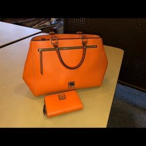 Dooney and Burke pocketbook and matching wallet! New!